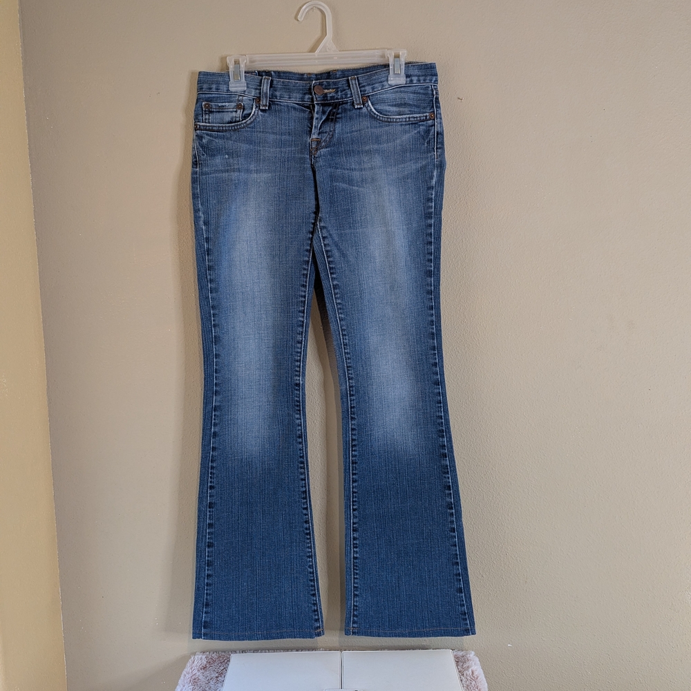 Rare Lucky Brand Lil Carnival Blue Flare Jeans